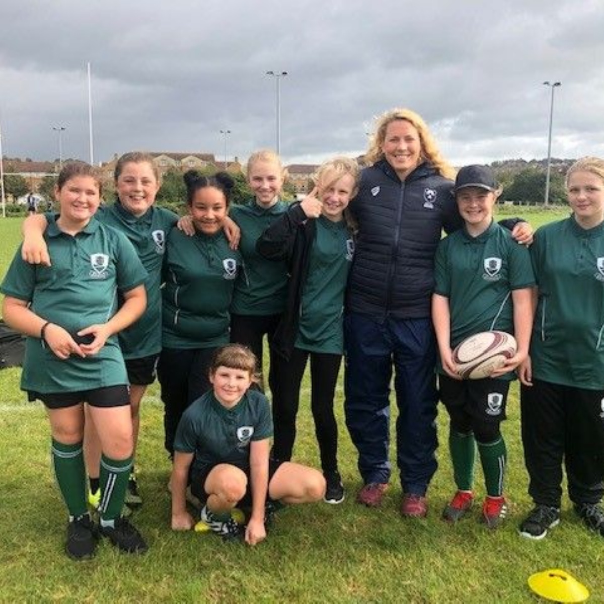 Blaise High School Y7 girls rugby
